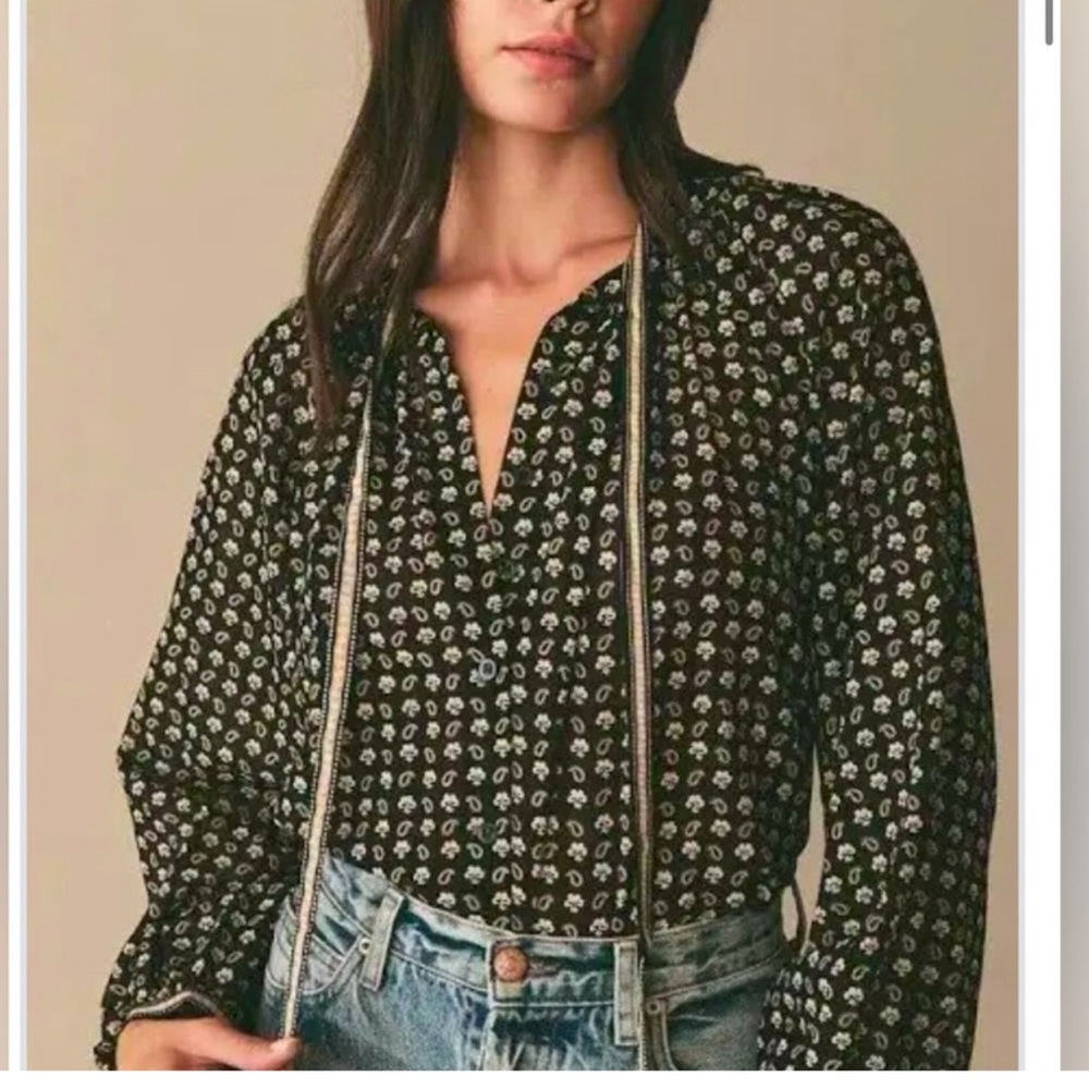 Doen Amina Peasant Blouse XS